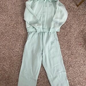 PINK Victoria's Secret Light Green Jogger Set